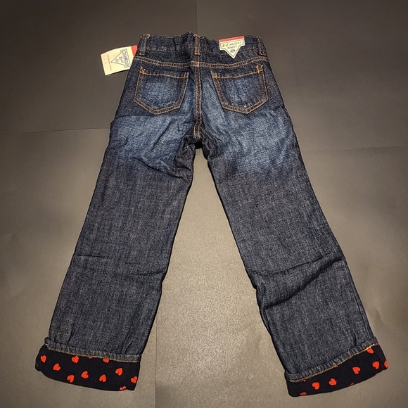 NWT Oshkosh B'gosh Sz 4 lined jeans - Picture 2 of 9